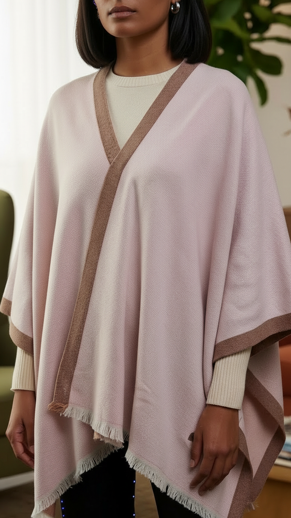 Pink Winter Capeshawl PW5649