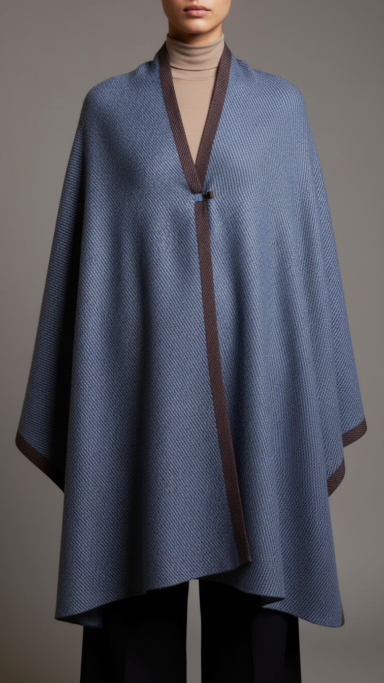 Navy Winter Capeshawl PW5900