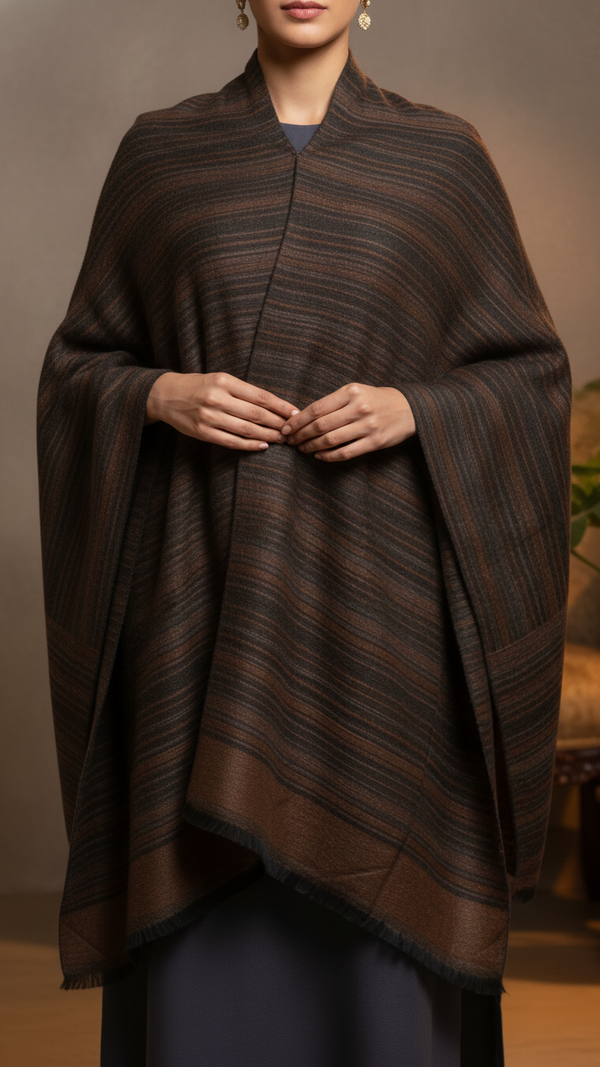 Pink Winter Cape shawl PW5910