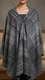 Silver Winter Cape shawl PW5911