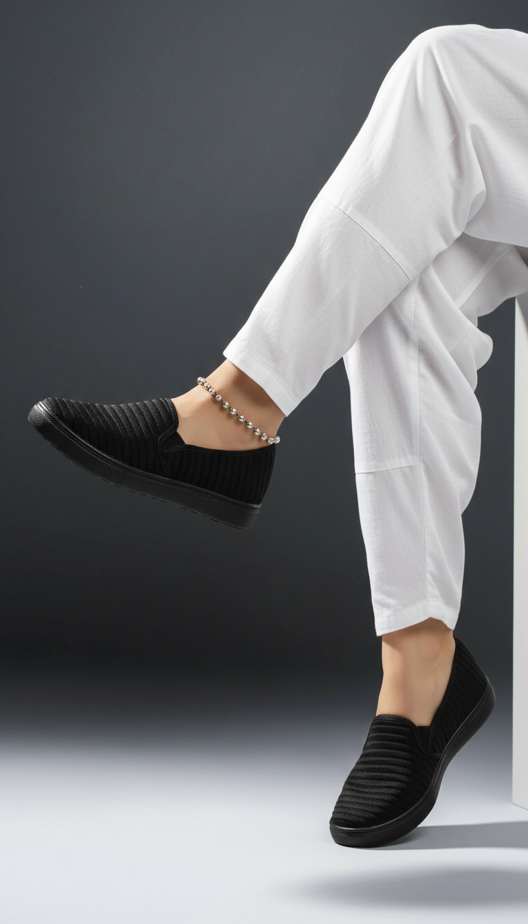 Black Casual Sneaker WN6204