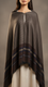 Coffee Winter Cape shawl PW5913
