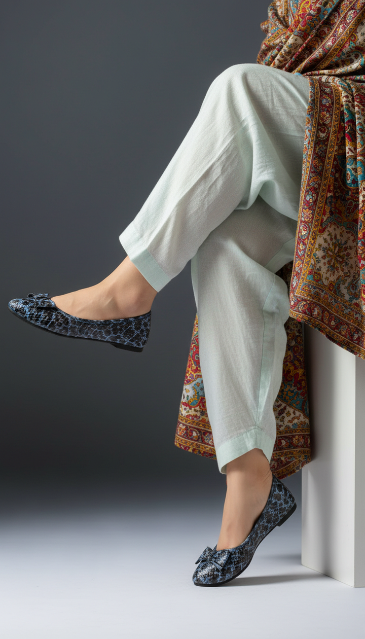 Blue Casual Pumps For Women WN1380