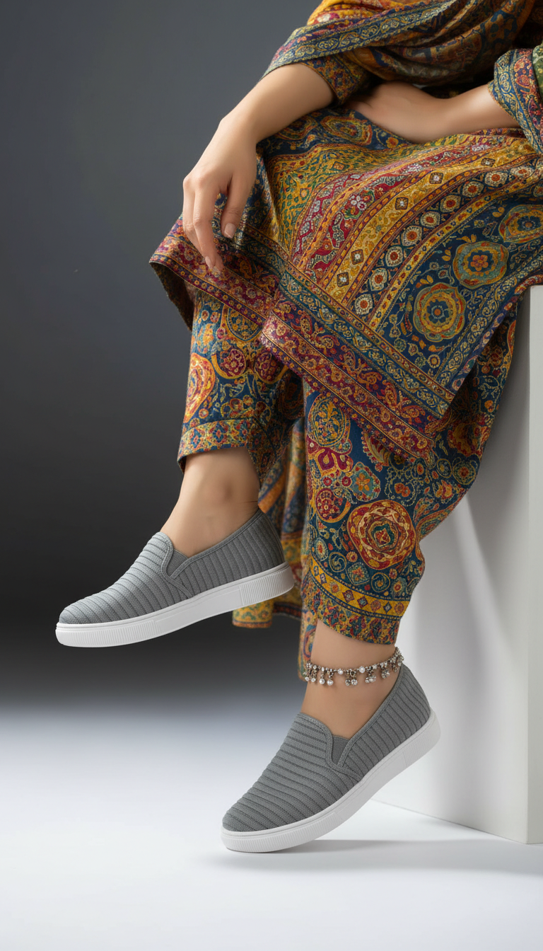 Grey Casual Sneaker WN6204