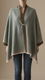 Green Winter Cape Shawl PW5905