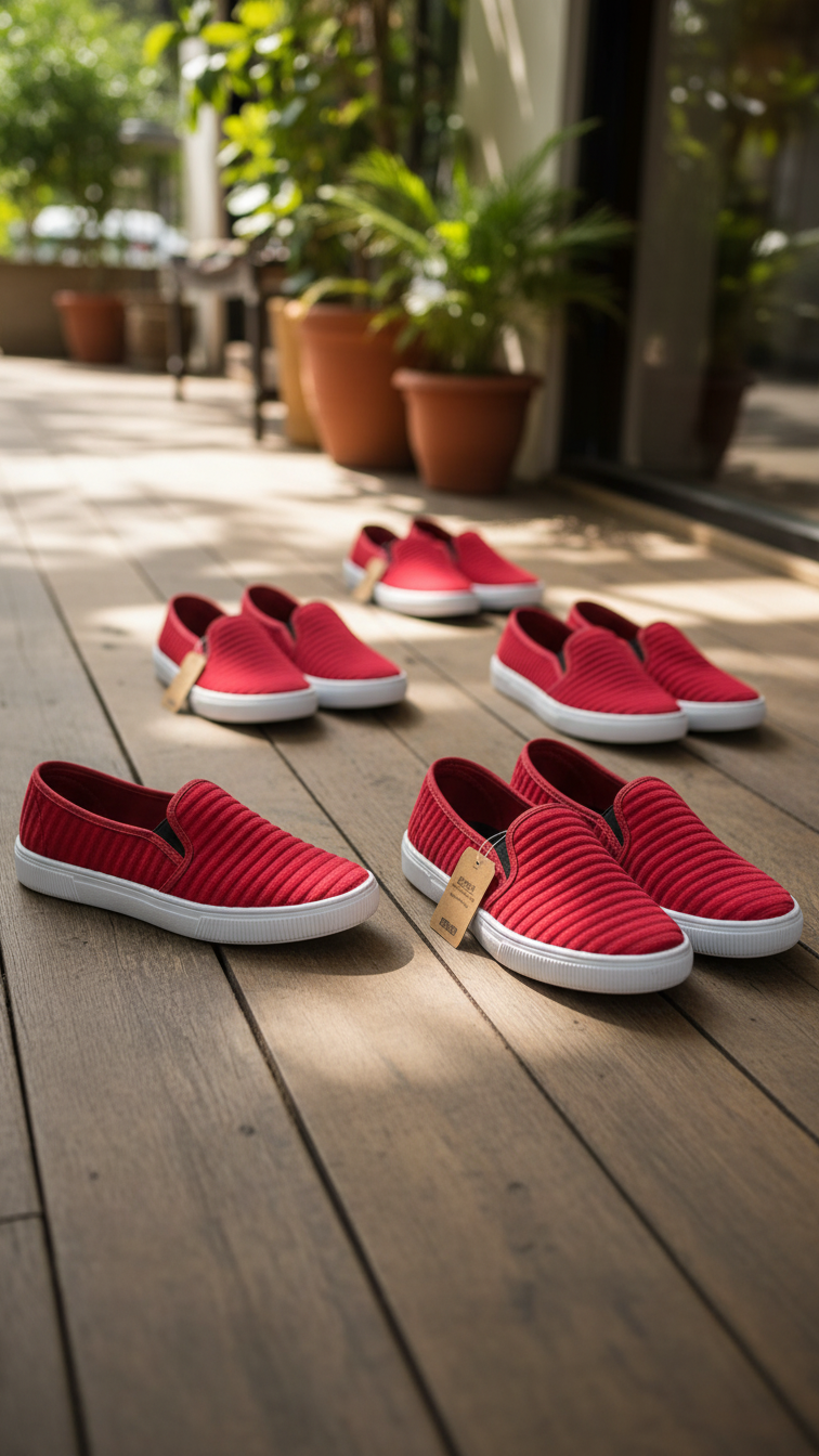 Red Casual Sneaker WN6204