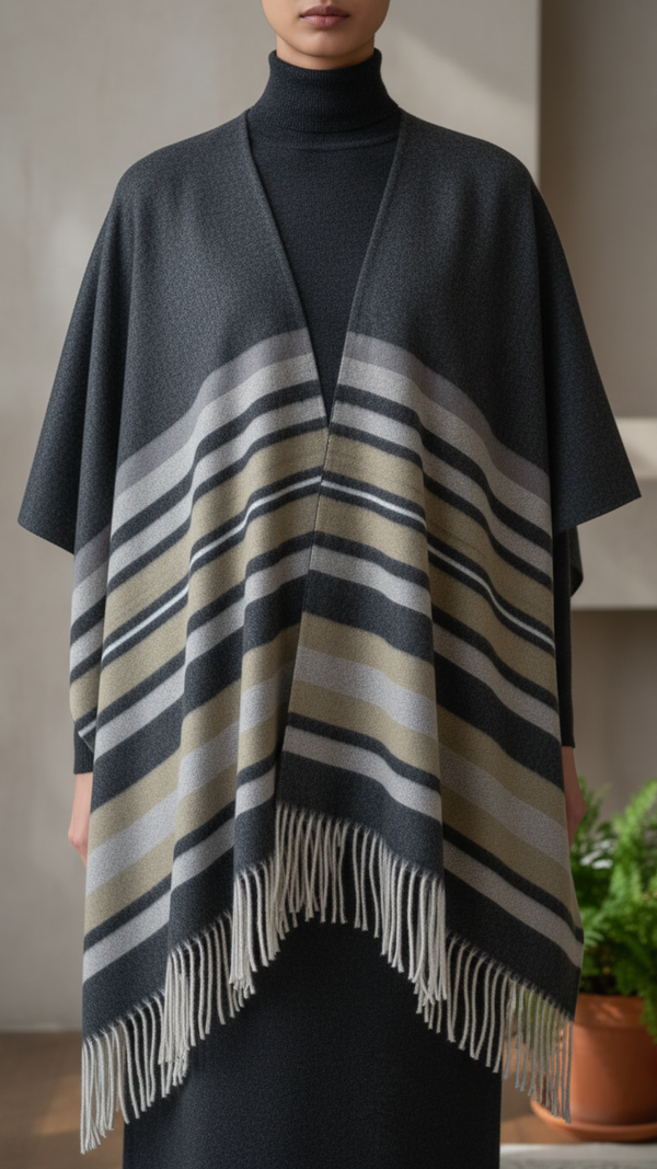 Black Winter Capeshawl PW5640