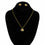 GOLDEN PENDANT SET J42963