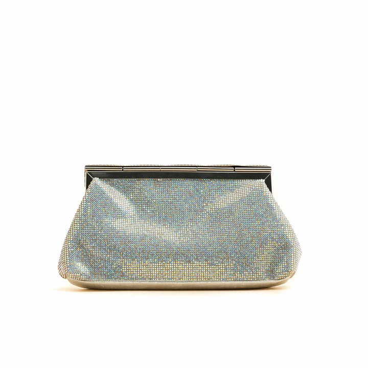 AB Silver Fancy Clutch P24241