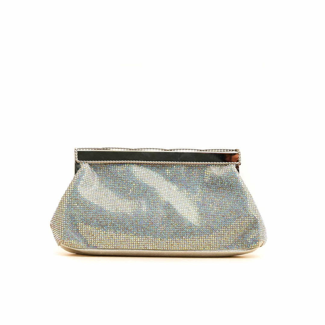 AB Silver Fancy Clutch P24241