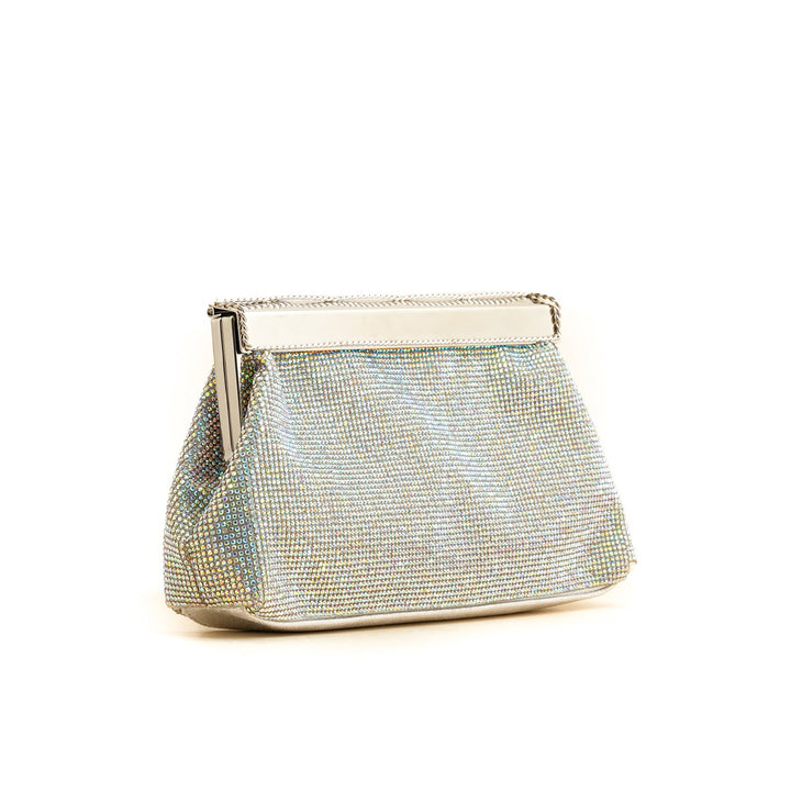 AB Silver Fancy Clutch P24241