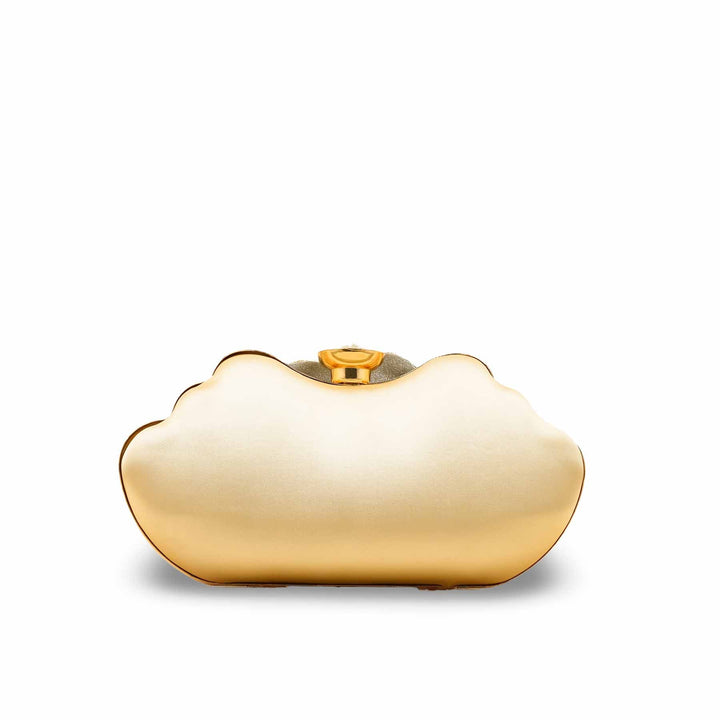 AB Golden Fancy Clutch For Women p24248