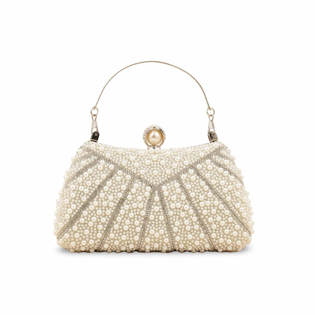 White Bridal Clutch P24283