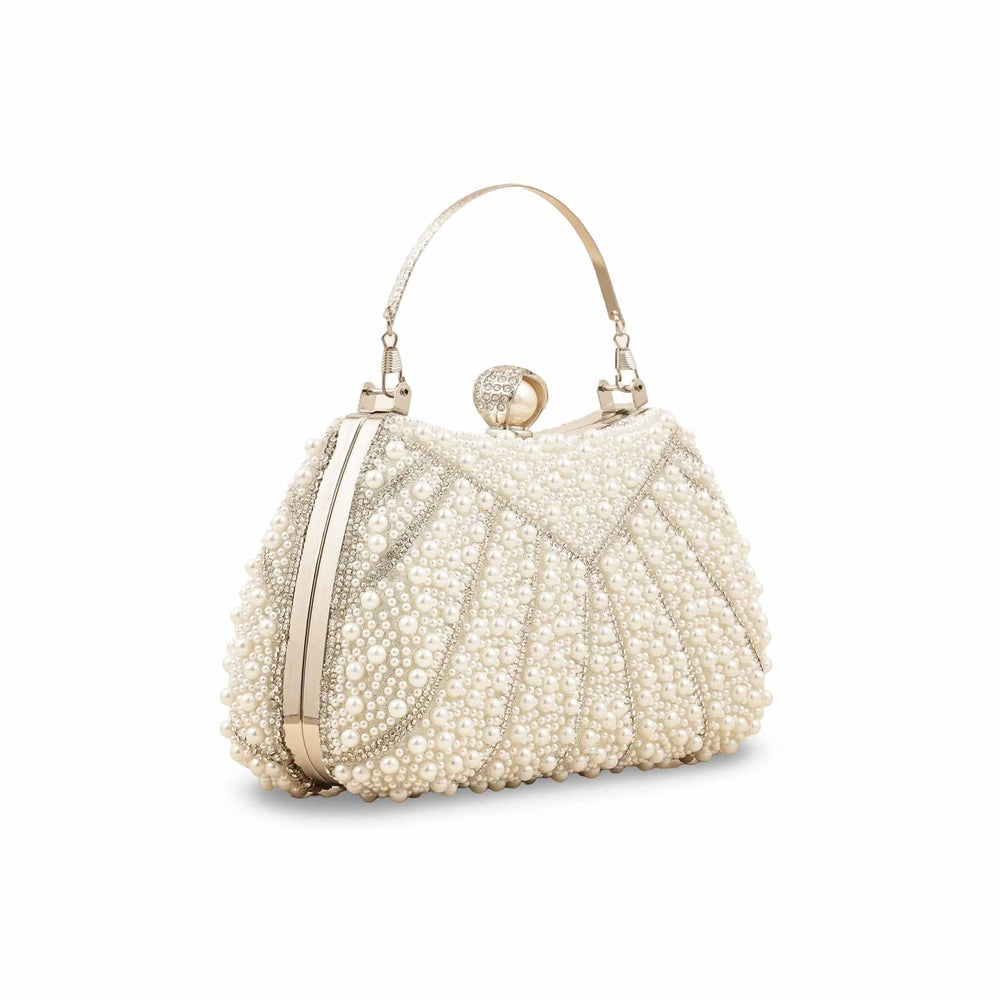 White Bridal Clutch p24283