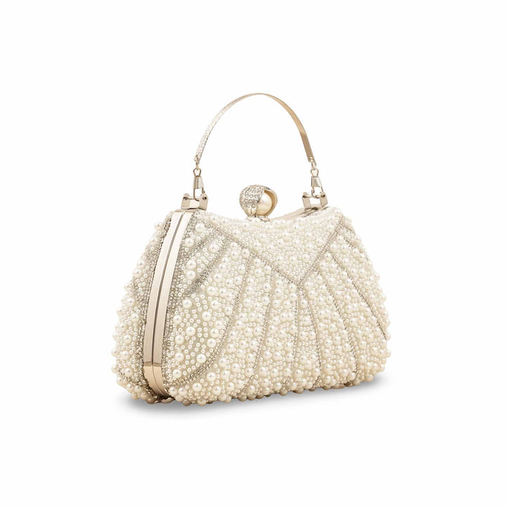 White Bridal Clutch p24283