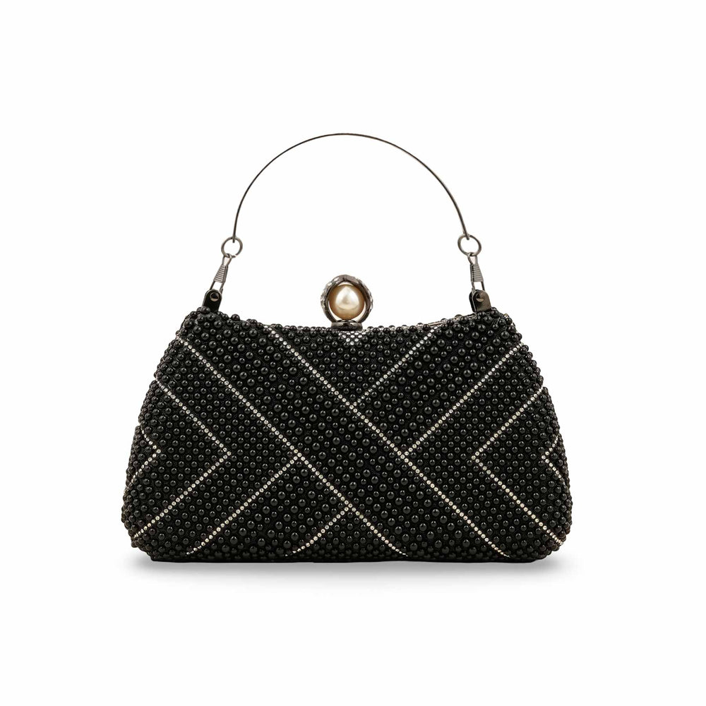 Black Bridal Clutch P24287
