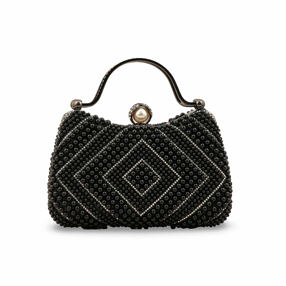 Black Bridal Clutch P24293