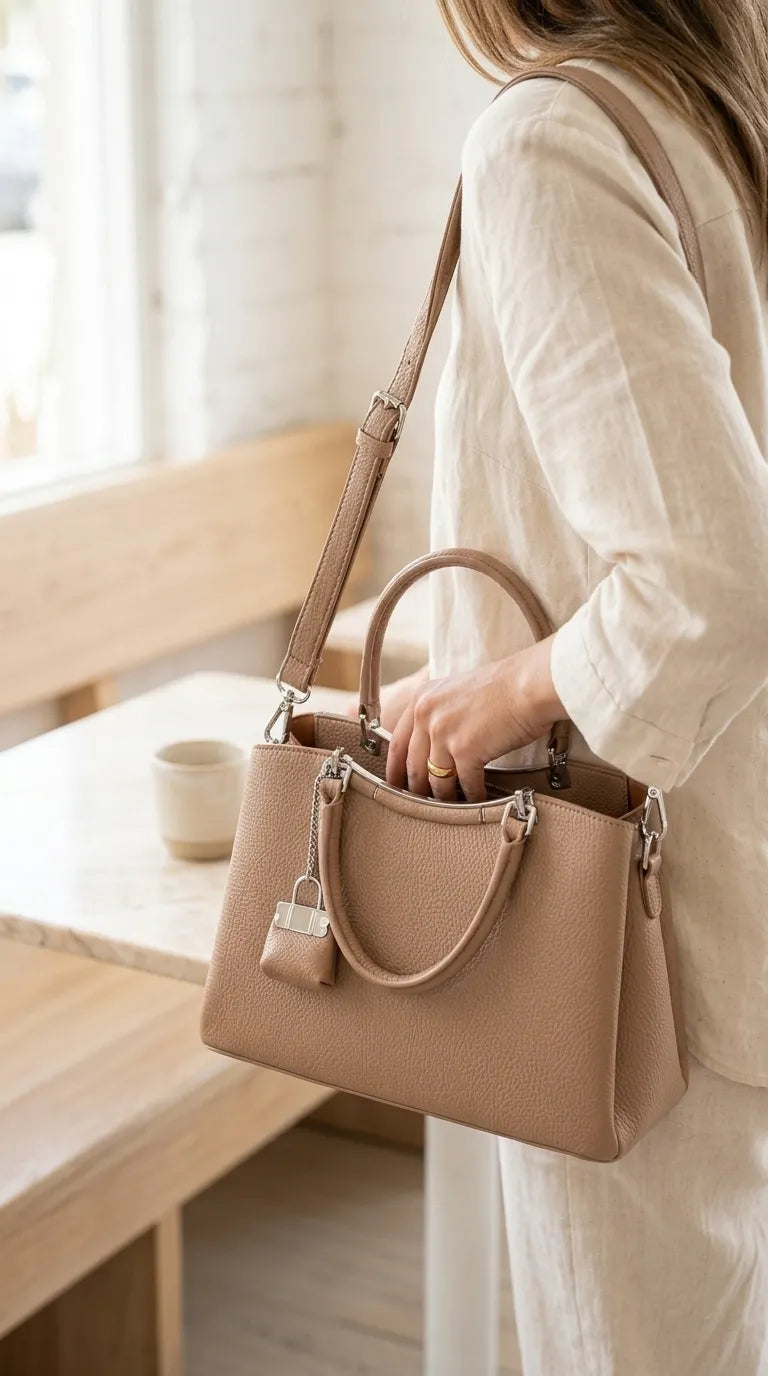 Apricot Formal Hand Bag For Women P36648