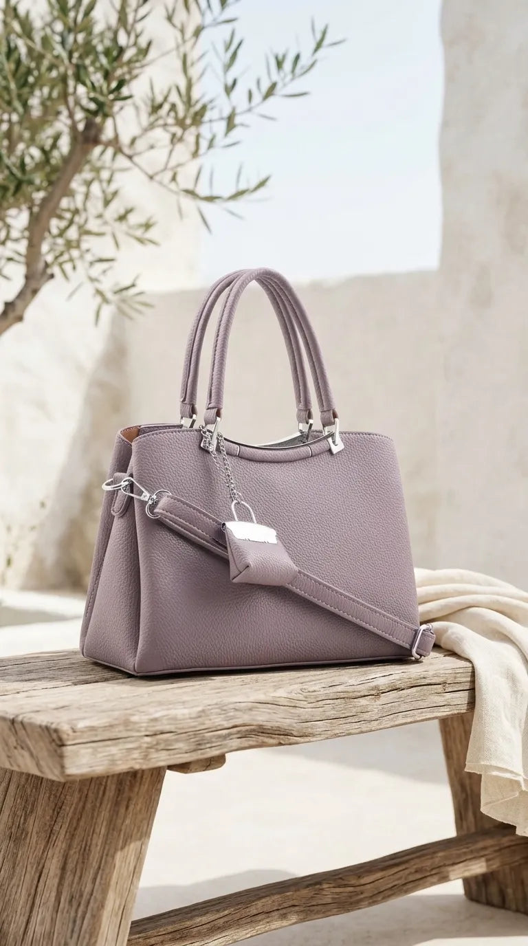 Purple Formal Hand Bag For Women P36648