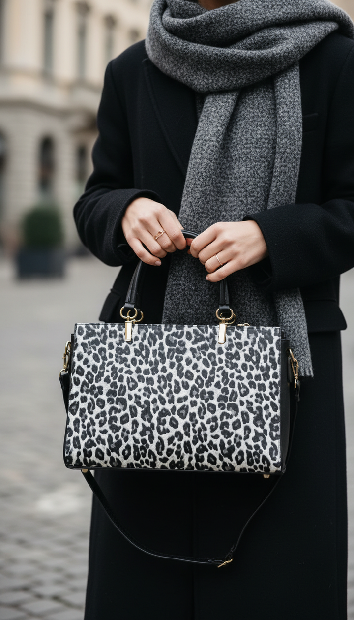 Grey Formal Hand Bag For Women P55860