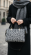 Grey Formal Hand Bag For Women P55860