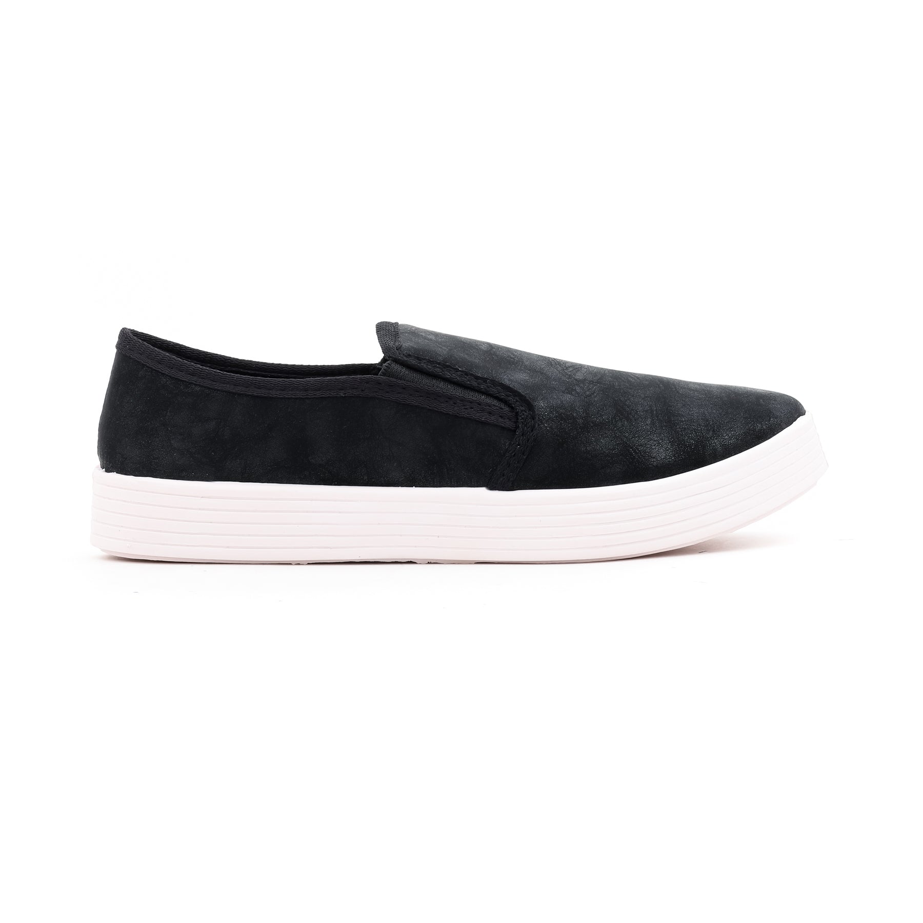 Black Casual Slip Ons AT9076 – Stylo
