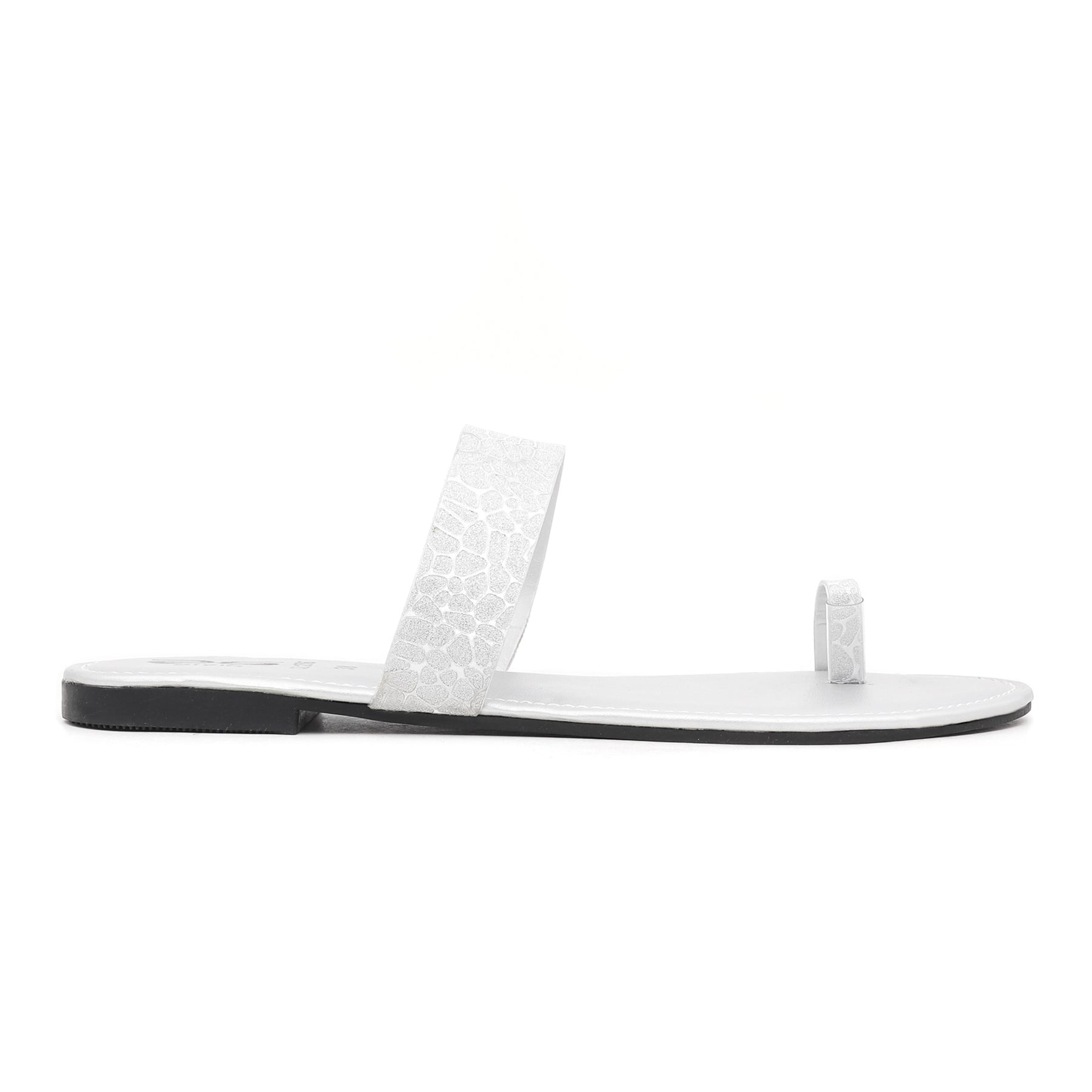 Silver Casual Chappal CL1256