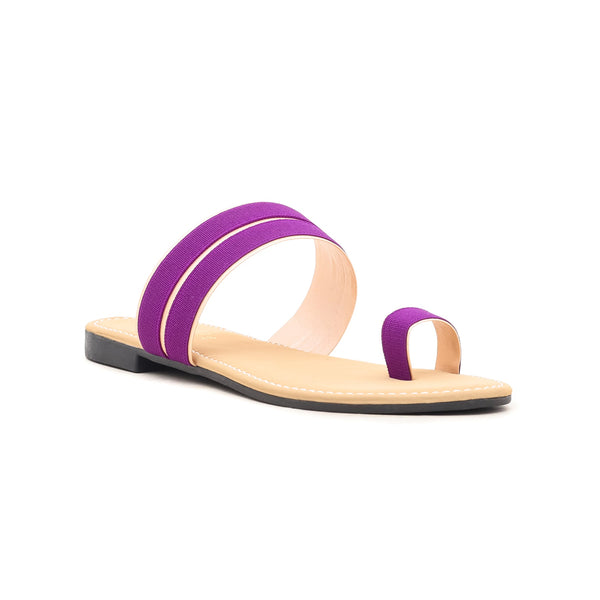 Purple Casual Chappal CL1281