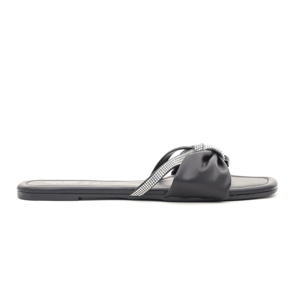 Black Casual Slipper CL1356