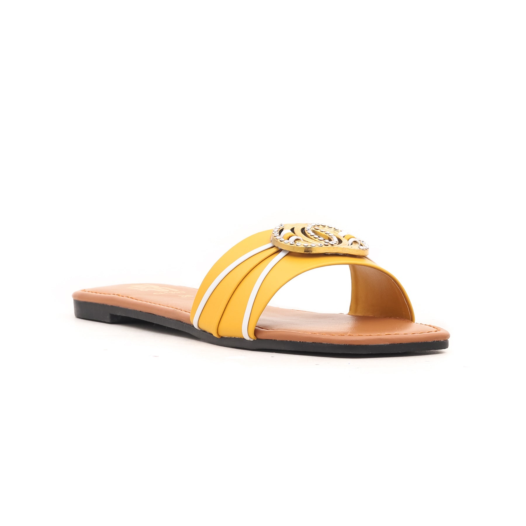 Yellow Casual Slipper CL1395