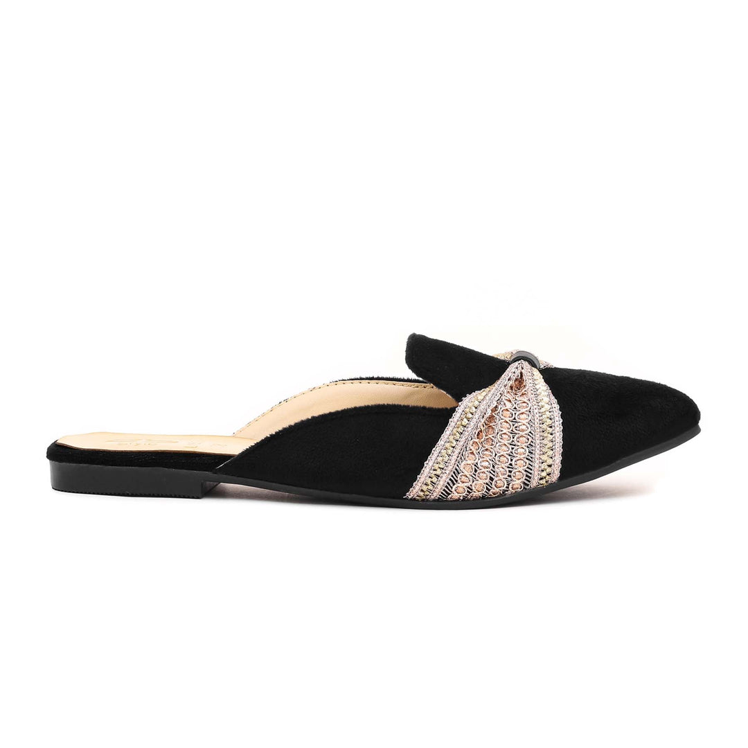 Black Casual Mule CL1523