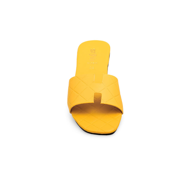 Yellow Casual Chappal CL1641