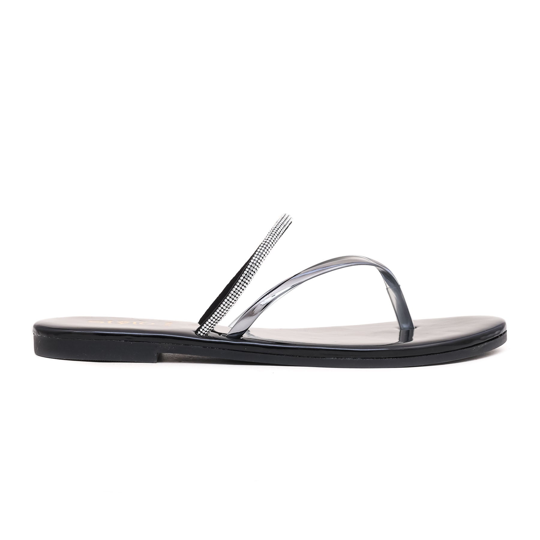 Black Casual Chappal CL1680 – Stylo