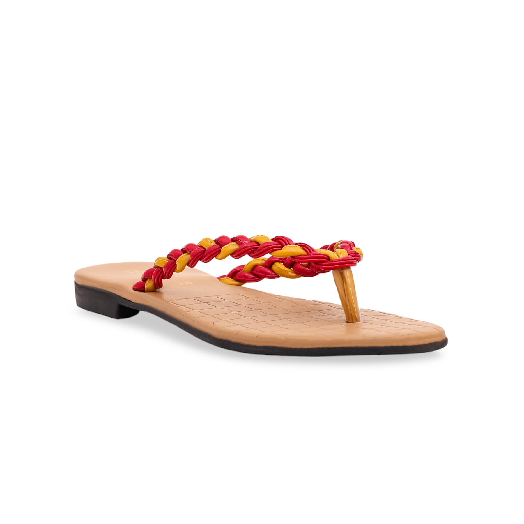 Red Casual Chappal CL1786 â Stylo