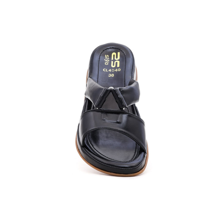 Black PU Slipper CL4040