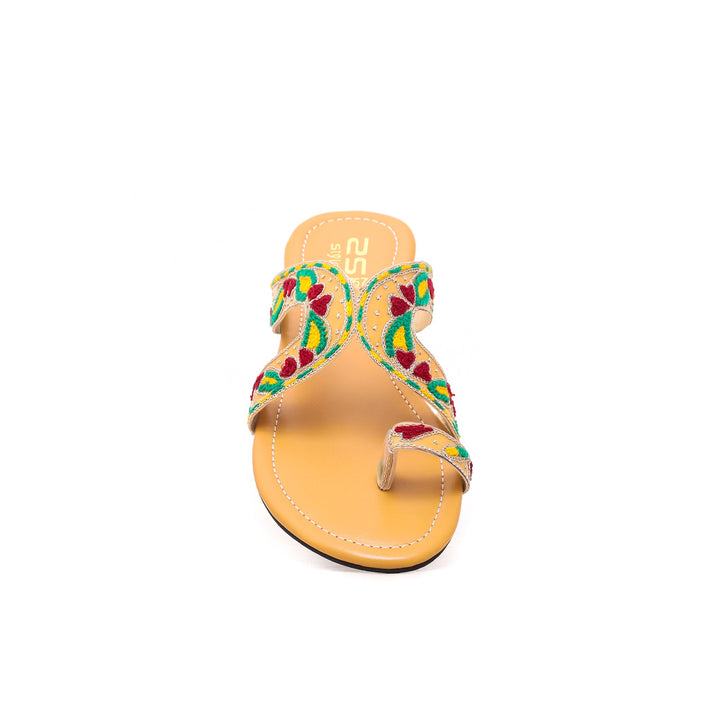 Mustard Ethnic Chappal EC0157
