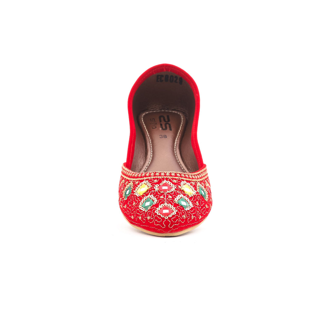 Red Casual Khusa EC8029