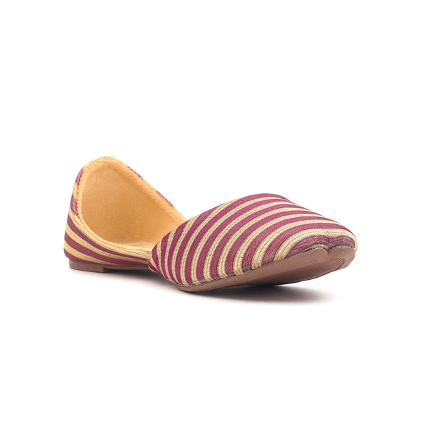 Purple Casual Khussa EC8228