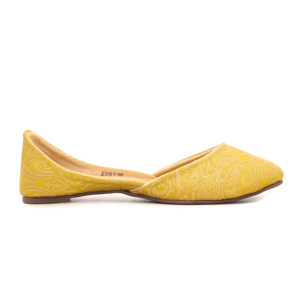 Yellow Fancy Khussa EC8230