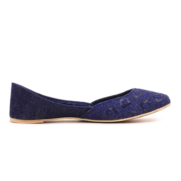 Blue Fancy Khussa EC8301