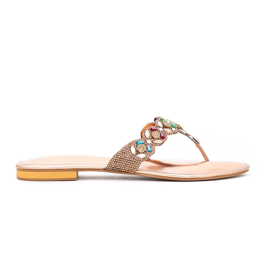 Copper Fancy Chappal FN0588