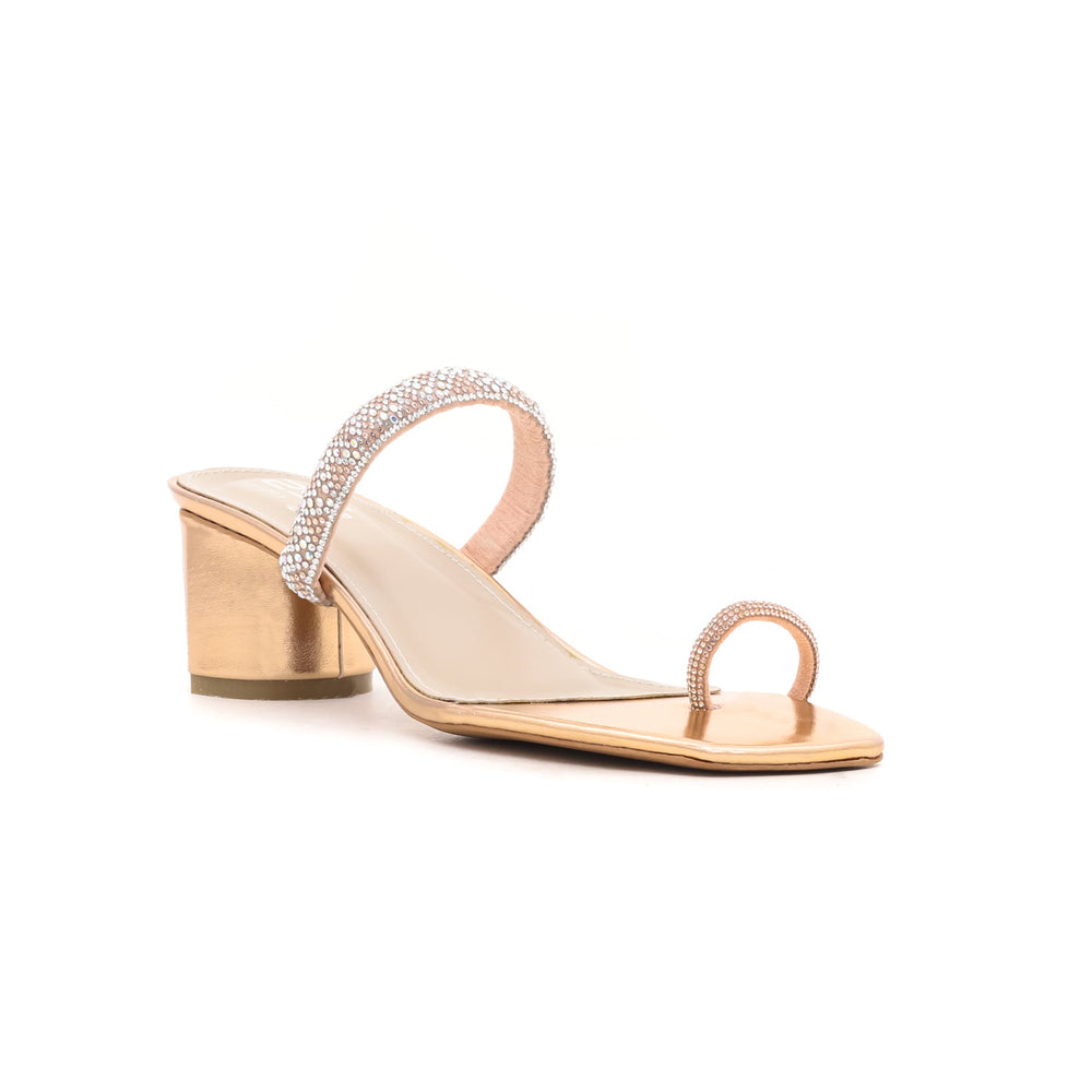 Peach Fancy Chappal FN0592