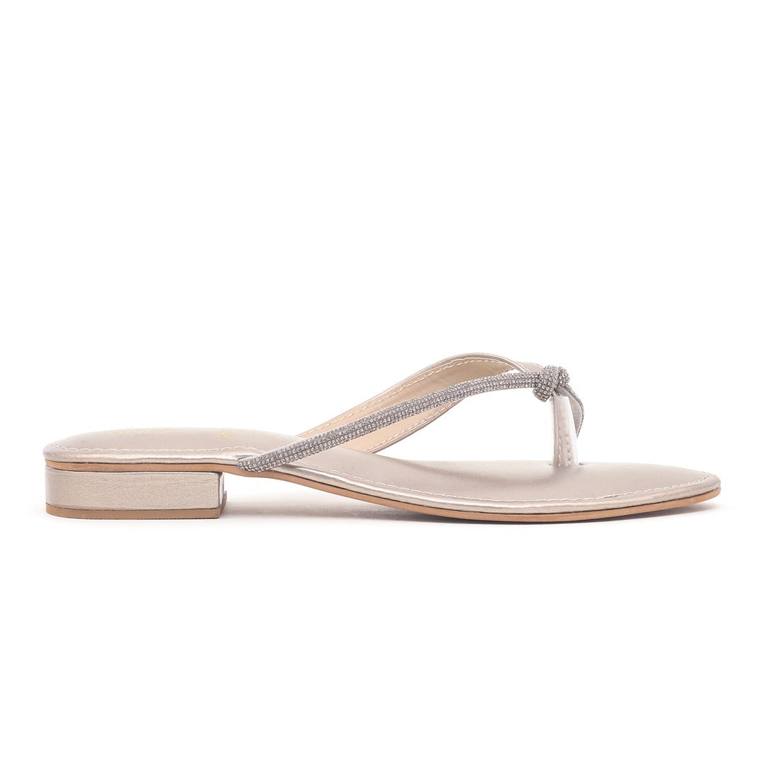 Grey Fancy Chappal FN0596