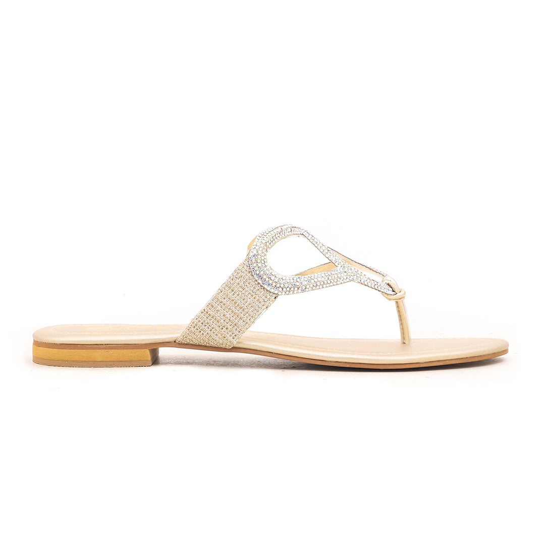 Golden Fancy Chappal FN0614