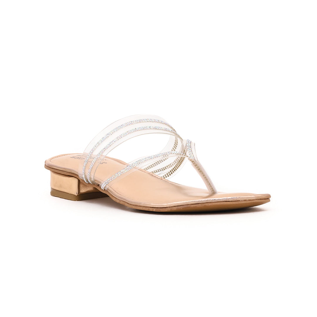 Peach Fancy Chappal FN0642