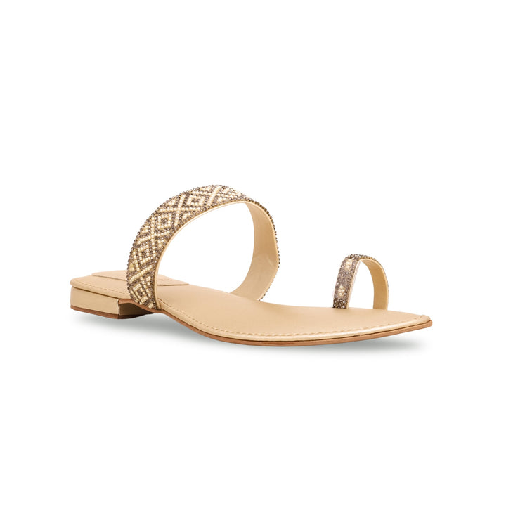 Golden Fancy Chappal FN0687