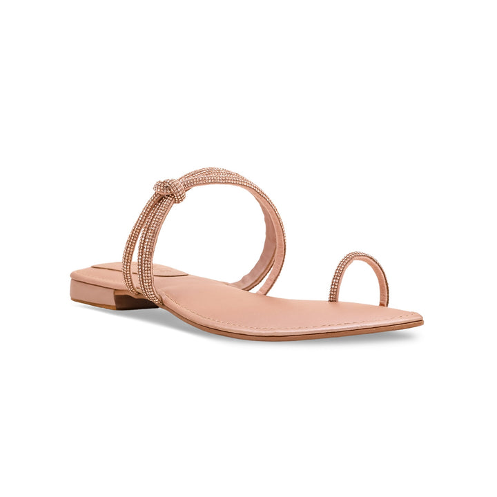 Peach Fancy Chappal FN0689