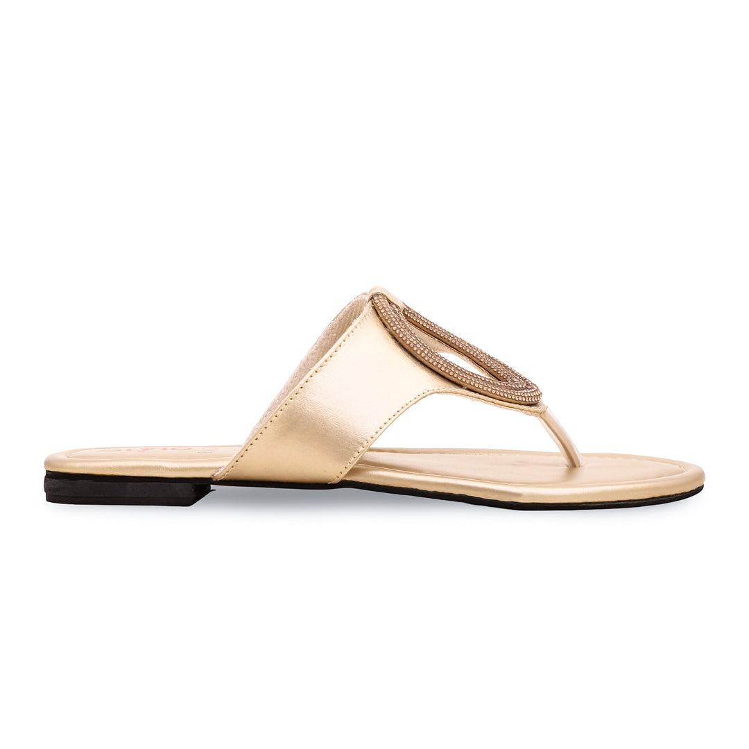 Golden Fancy Chappal FN0706