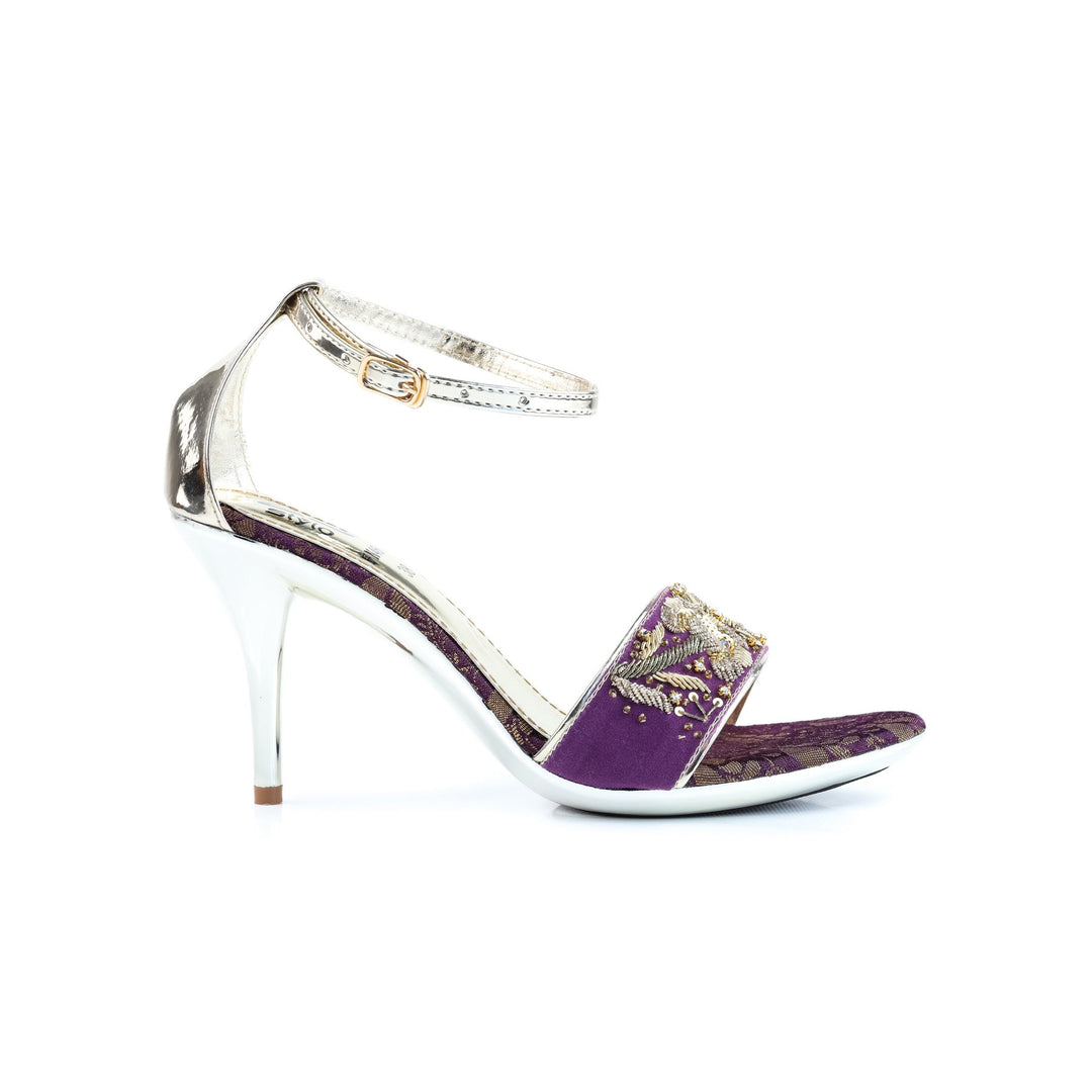 Purple Color Fancy Sandals FN4668