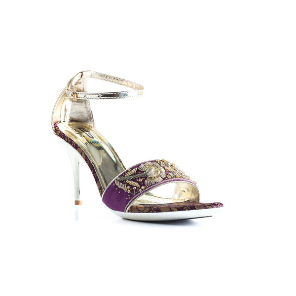 Purple Color Fancy Sandals FN4668